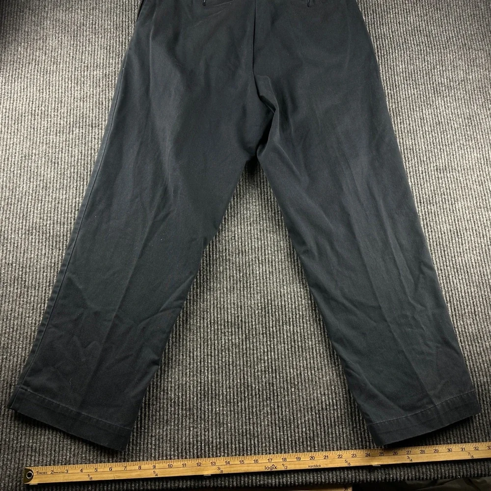 Polo Ralph Lauren Andrew Pant Men 38x30 Black Chino Trousers Straight Leg Cotton